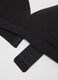 Black stretch cotton bra with thin straps_1