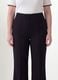 Black flare trousers in stretch viscose_2