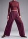 Purple wide-leg stretch sports trousers ALTAVIA STUDIO_2