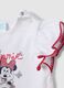 White stretch cotton girls&rsquo; t-shirt with Minnie ruffles_2