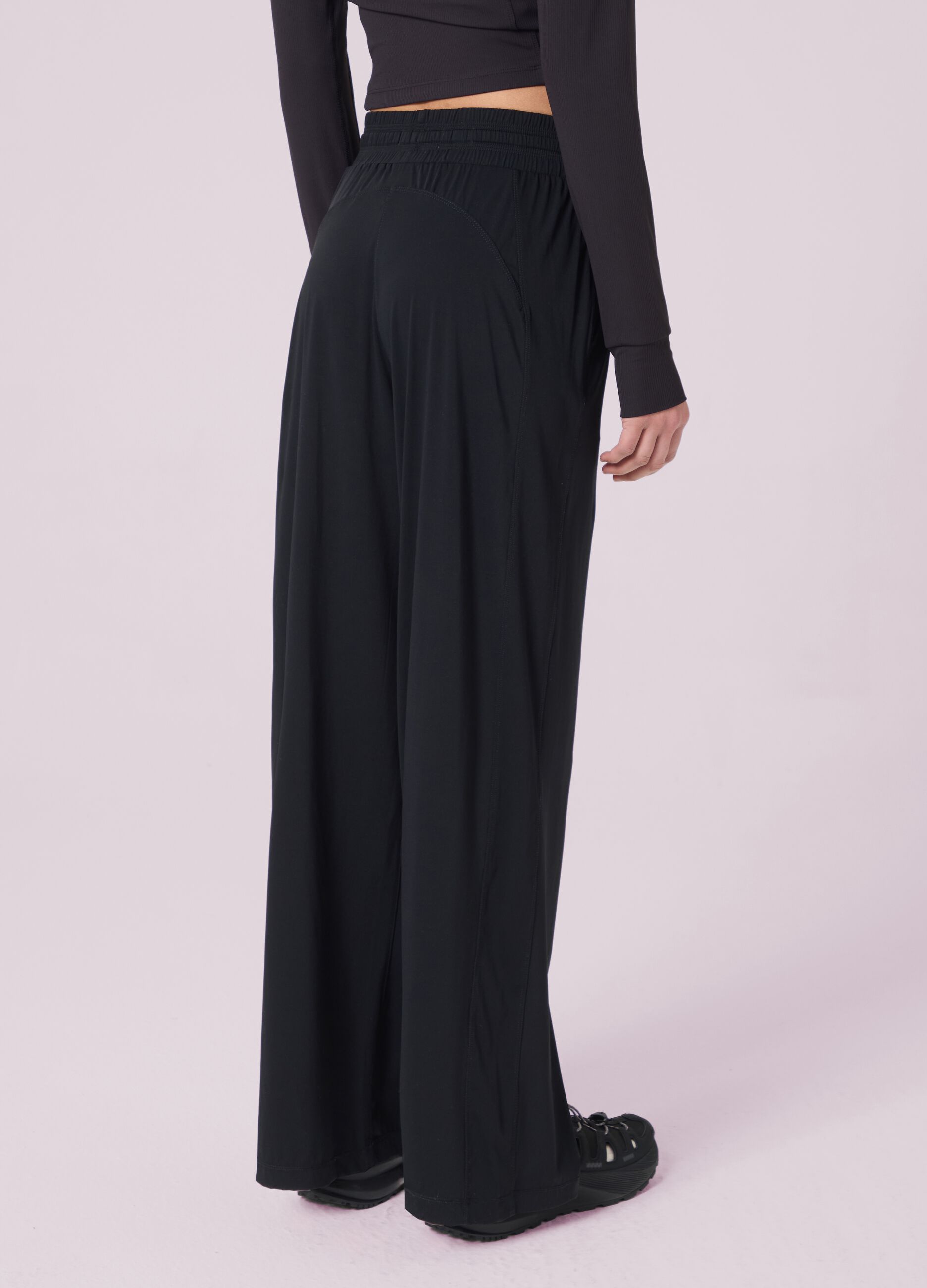 ALTAVIA STUDIO wide leg trousers with drawstring