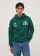 Felpa verde con cappuccio in misto cotone a tema Boston Celtics_2