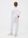 Pantaloni jogger grigi in puro cotone_2