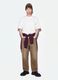 White pure cotton crew-neck T-shirt with chest pocket, boxy fit_1