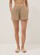 Beige pure cotton shorts_2