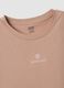 Beige pure organic cotton nightdress with frilled hems_6