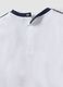 White pure cotton crew-neck T-shirt with Mickey print for baby boy_3