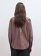 Multicolour stretch cotton shirt with scarf collar_3