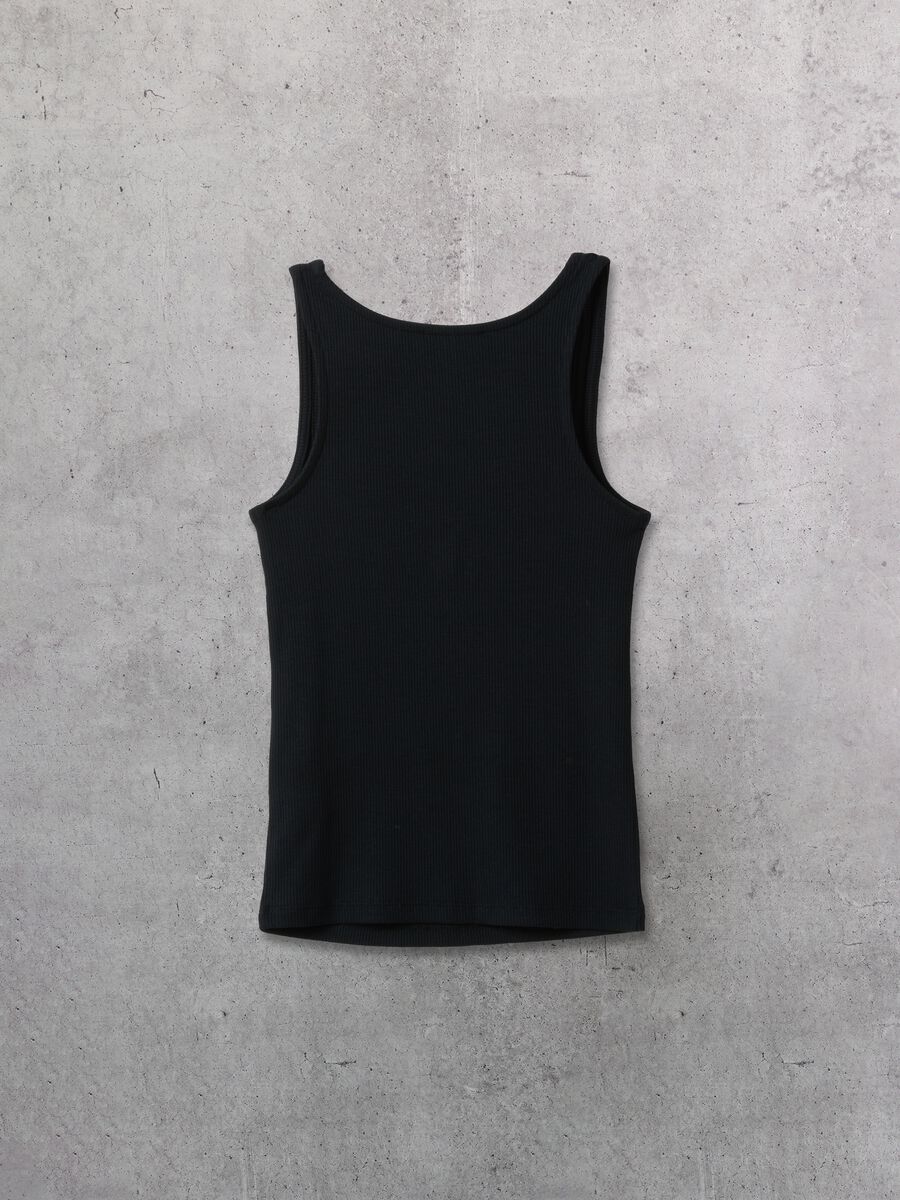 Black Square-Neck Tank Top_6