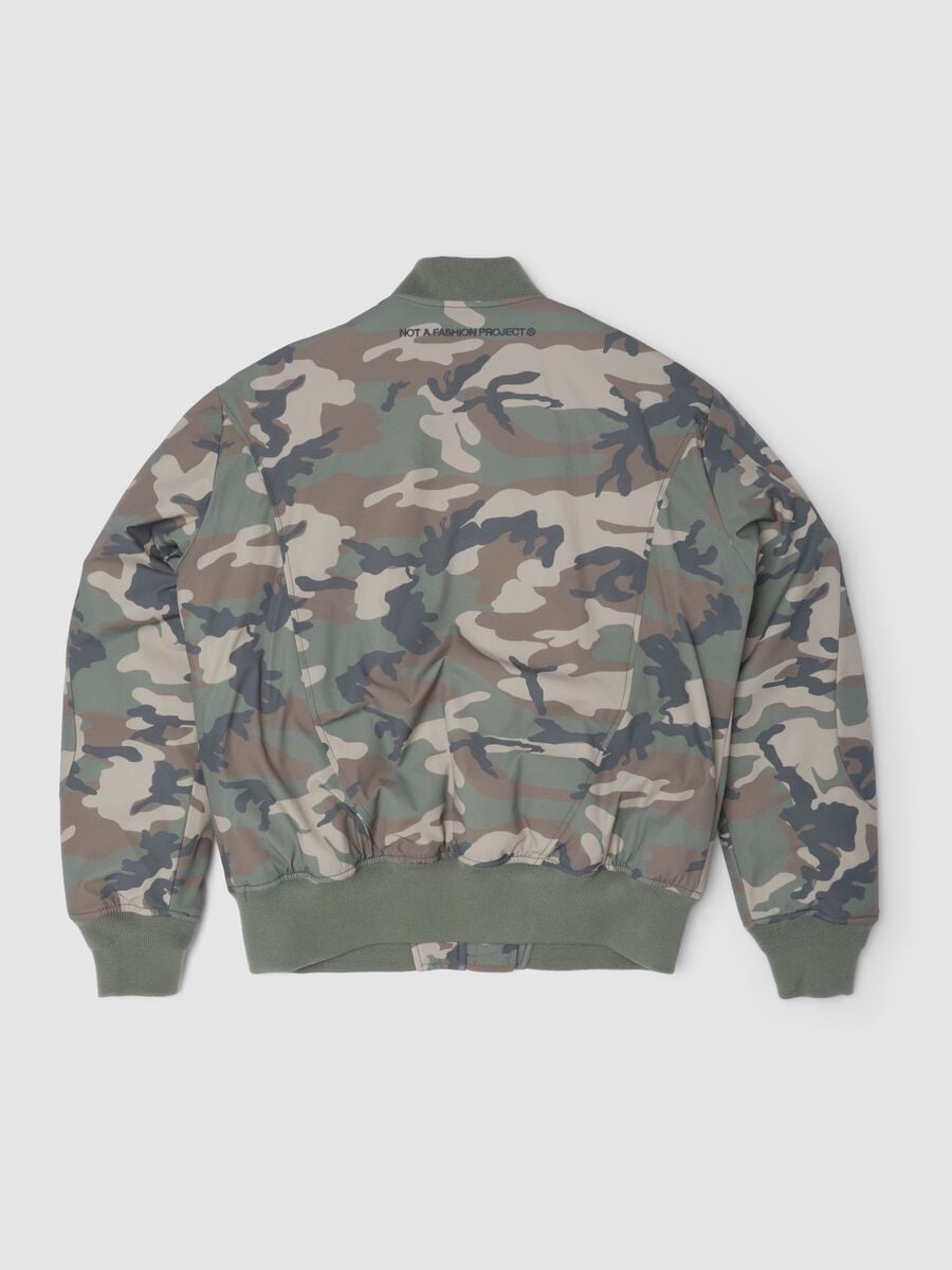 Nylon Camo Bomber Jacket_5