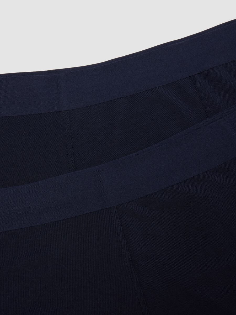 Bipack di boxer blu in modal elasticizzato_1