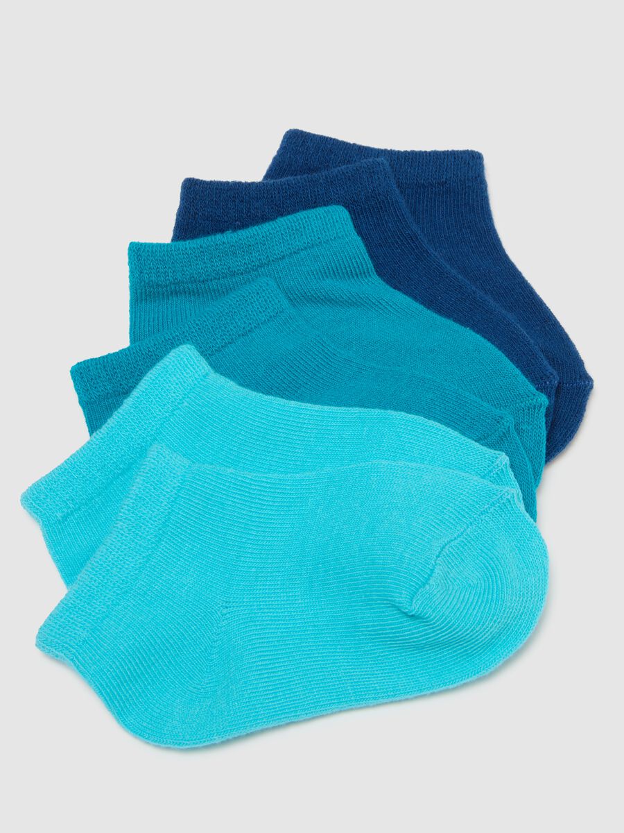 Multipack of multicolour cotton blend baby socks_1