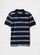 Blue and light blue striped polo GAP Kids for boys_0