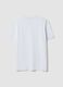 White regular-fit stretch piqu&eacute; cotton-blend T-shirt, Easy Dry_6