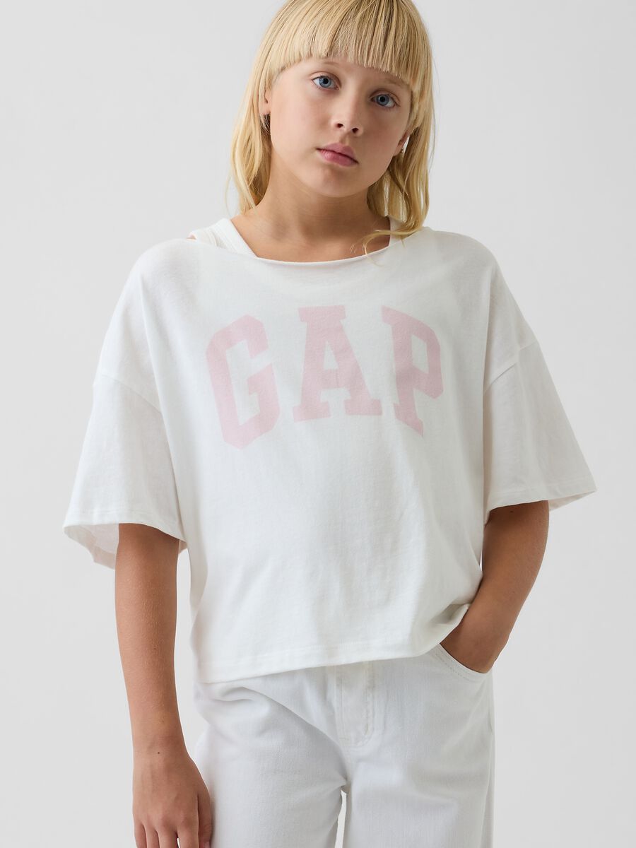 Pure cotton short-sleeved T-shirt_0