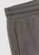 Grey pure organic cotton comfort-fit joggers for boys_3