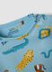 Multi-colored pure cotton baby rompers two-pack with prints_2