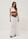Fitted pure cotton multicolour striped knitted top_1