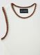 White Stretch Cotton Vest Regular Fit with Embroidered Edges_5