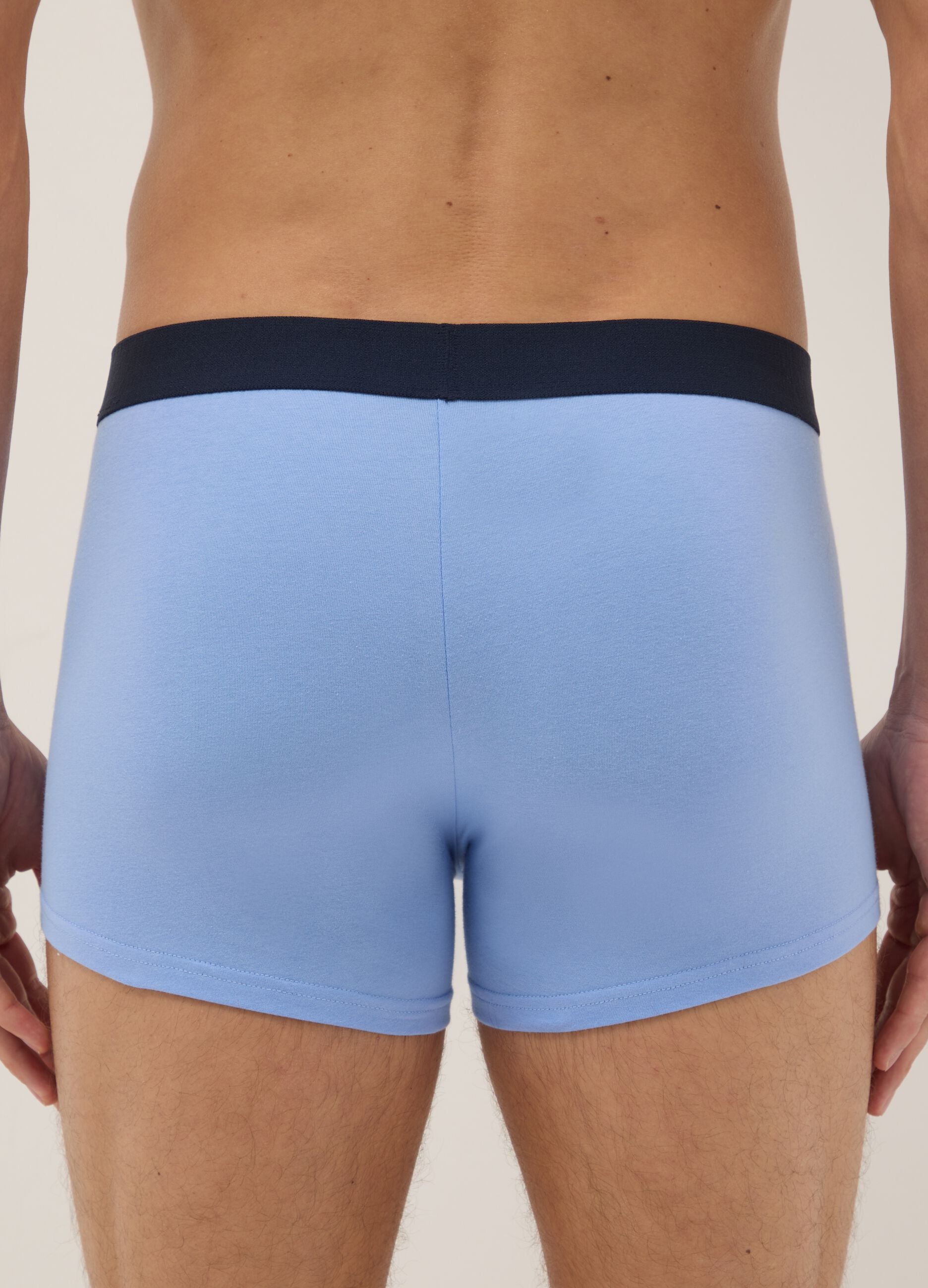 Triple pack of multicolour stretch cotton regular fit boxer shorts