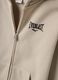 Beige full-zip hooded sweatshirt in cotton blend, regular fit_1
