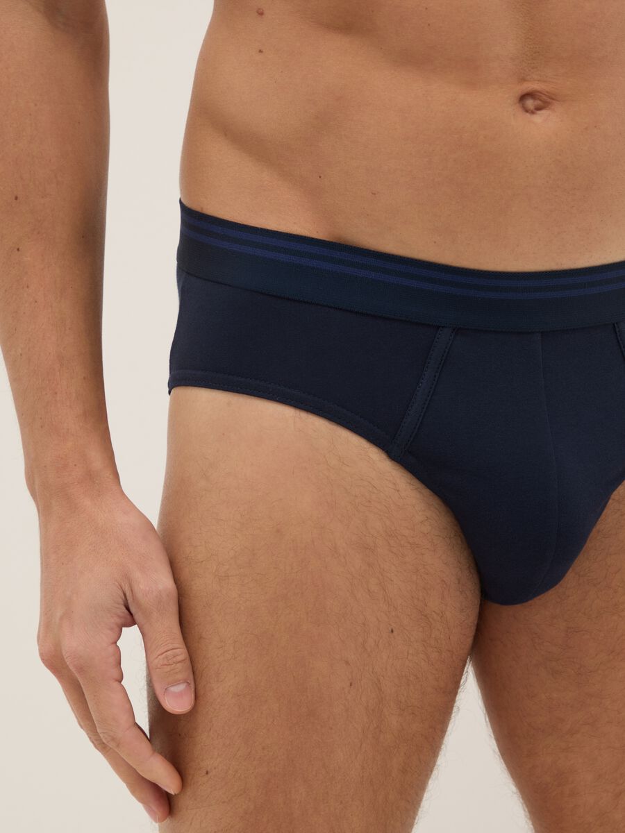 Tripack slip in cotone organico elasticizzato multicolor regular fit_3