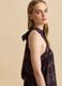 Purple maxi dress in lyocell blend_4