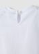 White organic cotton girls&rsquo; tank top with print and ruffles_3