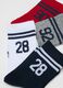 Multipack of multicoloured kids' sports socks in cotton blend_1