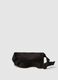 Black bum bag with zip closure_1