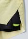 ALTAVIA COURT yellow pleated sports shorts in stretch fabric with removable inner short_7