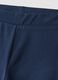 Blue flared leggings in stretch organic cotton jersey_1
