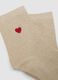 Beige organic cotton socks_2