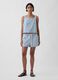 Cotton-blend shorts_0