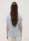 Blue striped stretch viscose T-shirt_3
