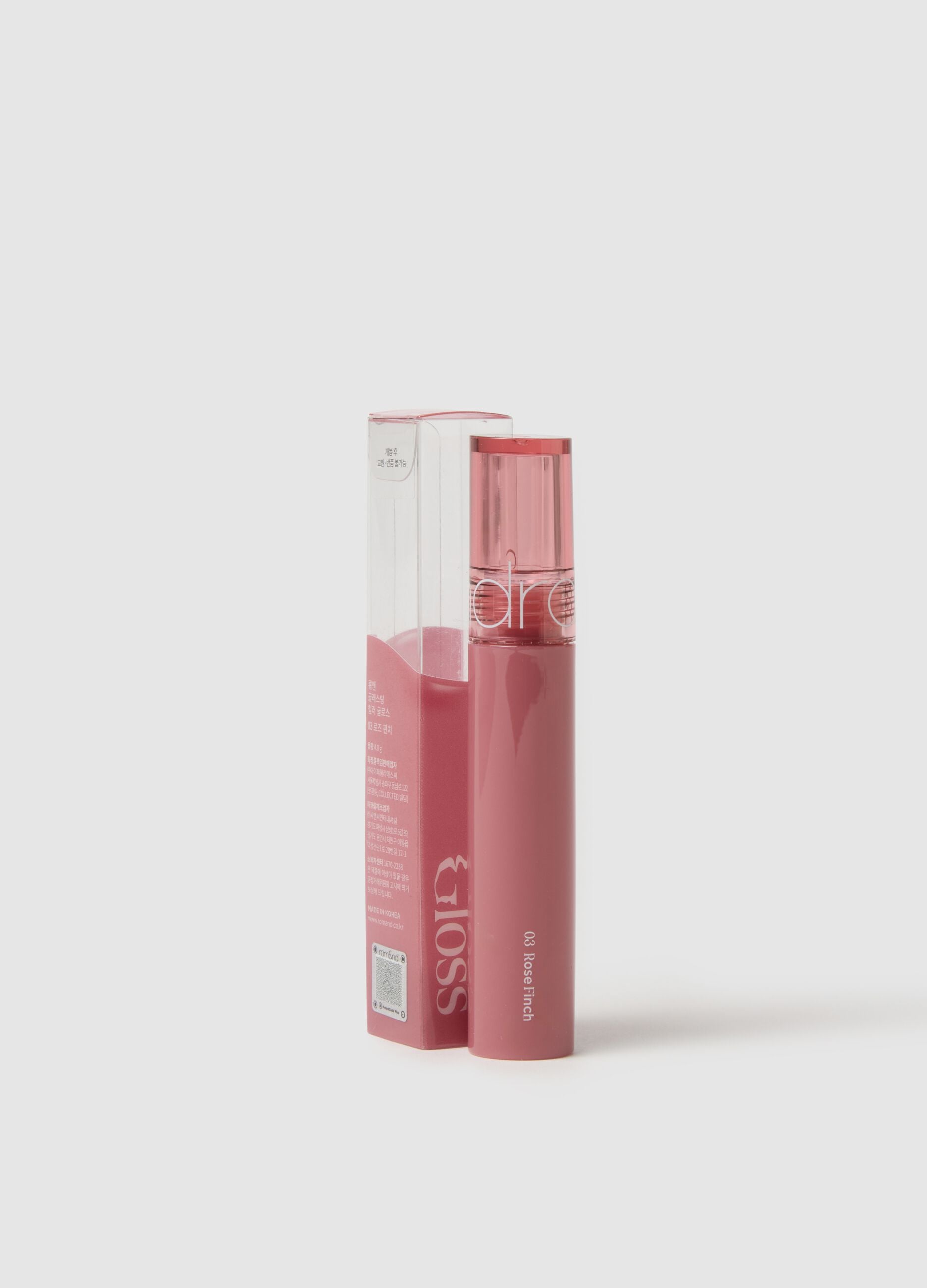 ROM&ND GLASTING COLOR GLOSS 03 ROSE FINCH COLOURED LIP GLOSS - Korean makeup