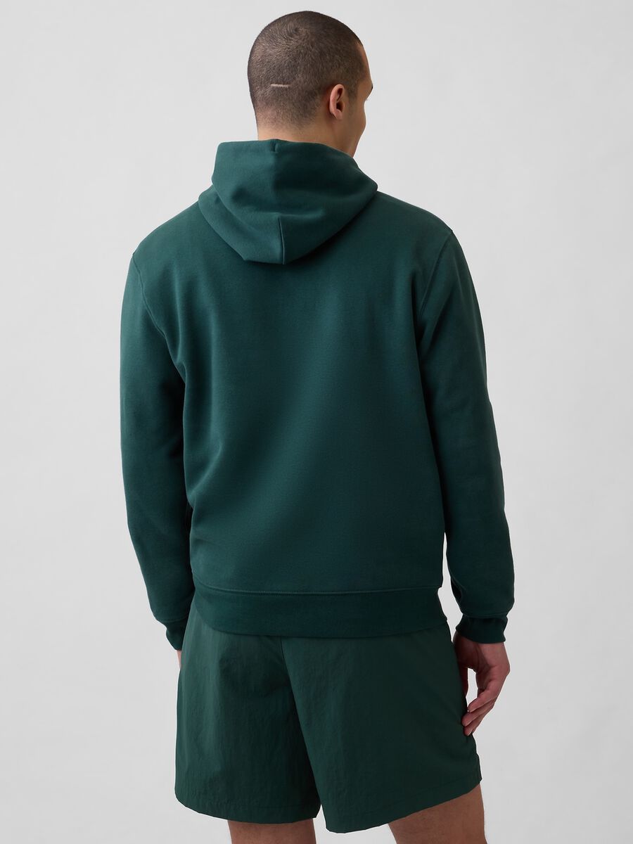 Cotton blend hoodie with logo_1