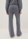 Grey wide leg trousers in stretch modal blend_2