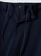 Blue regular-fit formal trousers in stretch cotton_1
