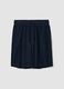 Blue organic cotton pyjama shorts_4