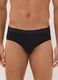Five-pack of black stretch organic cotton briefs_1
