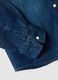 Boys' regular fit blue denim pure cotton shirt_3