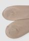 Beige ribbed stretch viscose socks_2