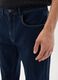Men's blue denim regular fit jeans_2