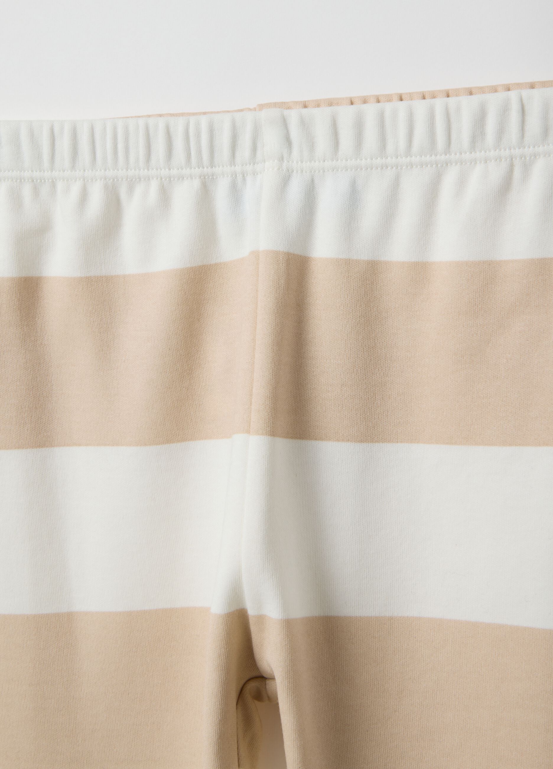 Regular fit newborn pure cotton pyjamas with multicolour stripes