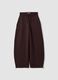 Purple cotton-blend baggy-fit joggers_4