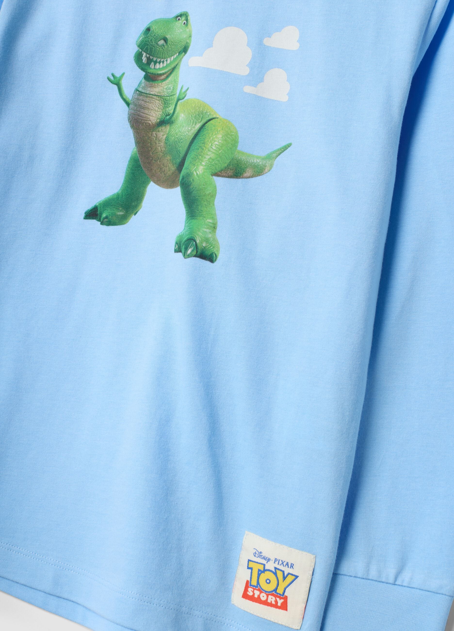 Light Blue Toy Story Print Organic Cotton Pyjamas