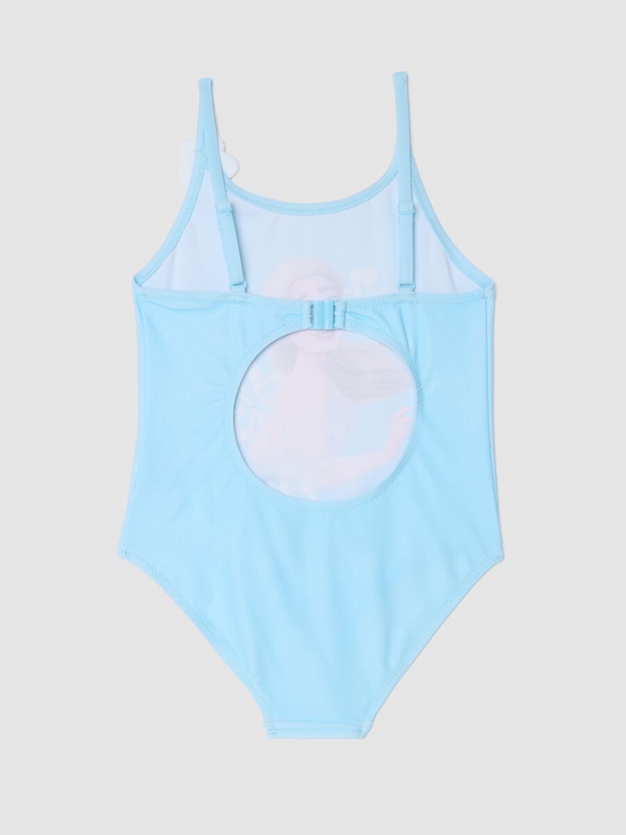 Blue one-piece swimsuit in stretch fabric_1