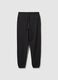 Cotton joggers with logo embroidery_1