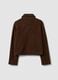 Brown Genuine Leather Blazer with Regular Fit and Classic Lapels_6